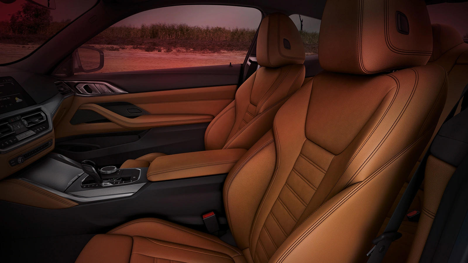 bmw 4 series front seats view