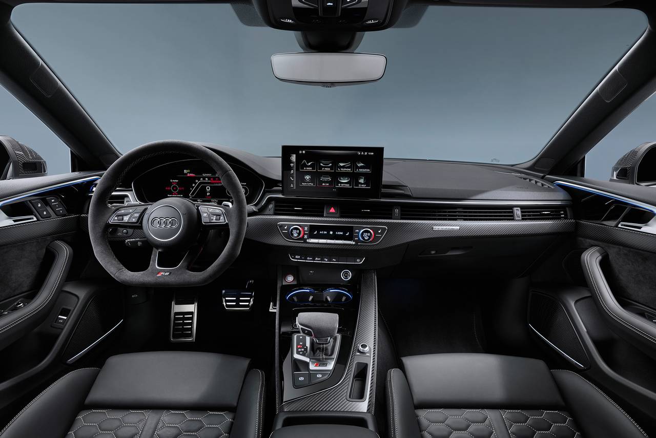 audi rs5 front panel steering wheel multimedia
