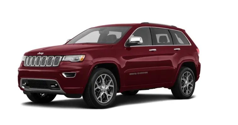 red 2021 JEEP GRAND CHEROKEE LIMITED