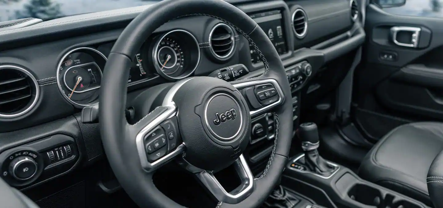 2021 Jeep Wrangler Unlimited - interior, black, steering
