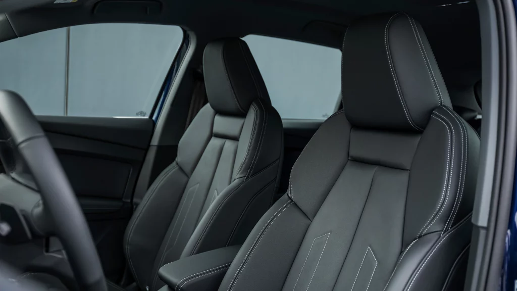 black interior front seats premium quality
