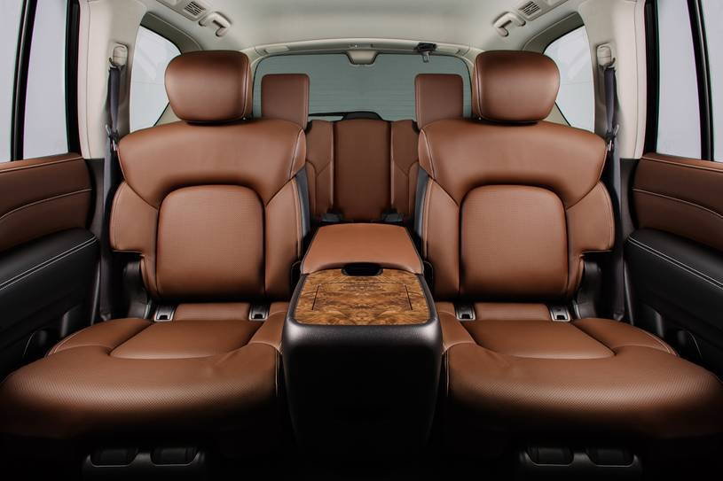 infiniti qx80 brown interior leather