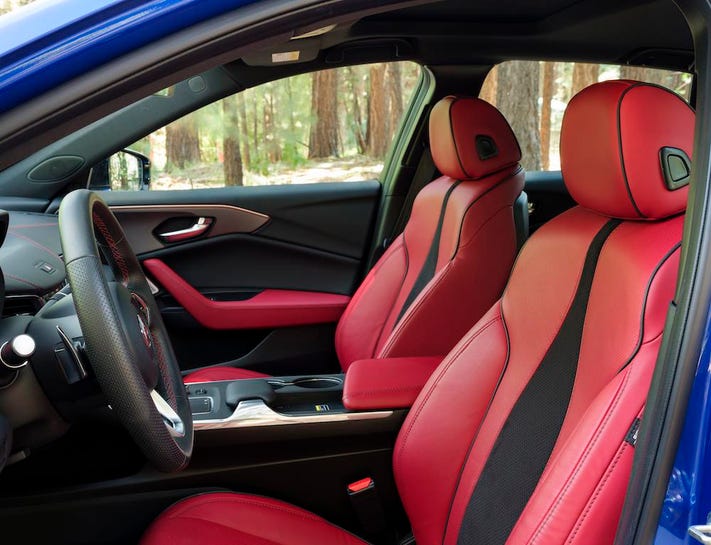 Acura TLX Type S red and black interior