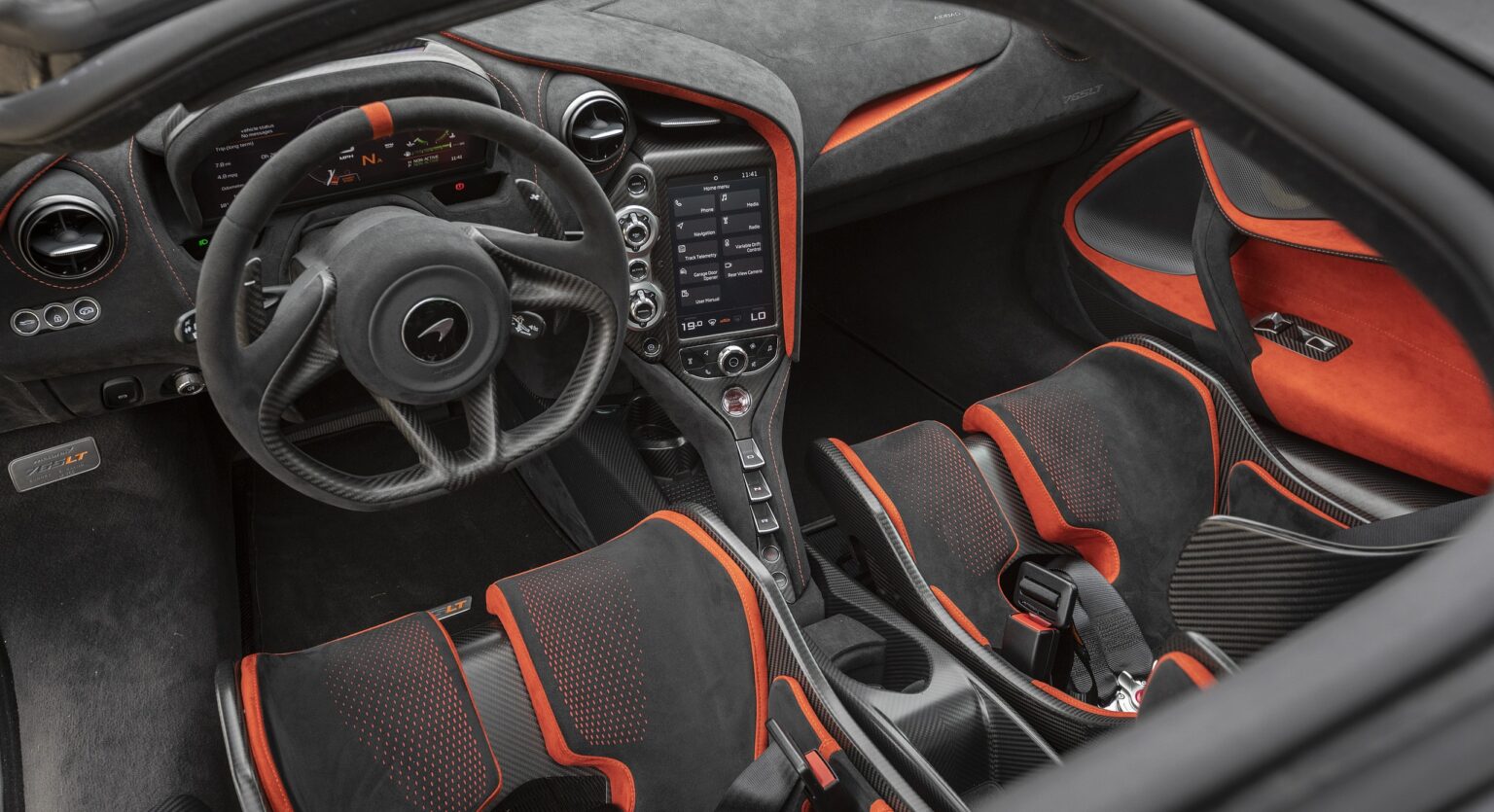 McLaren 765LT interior
