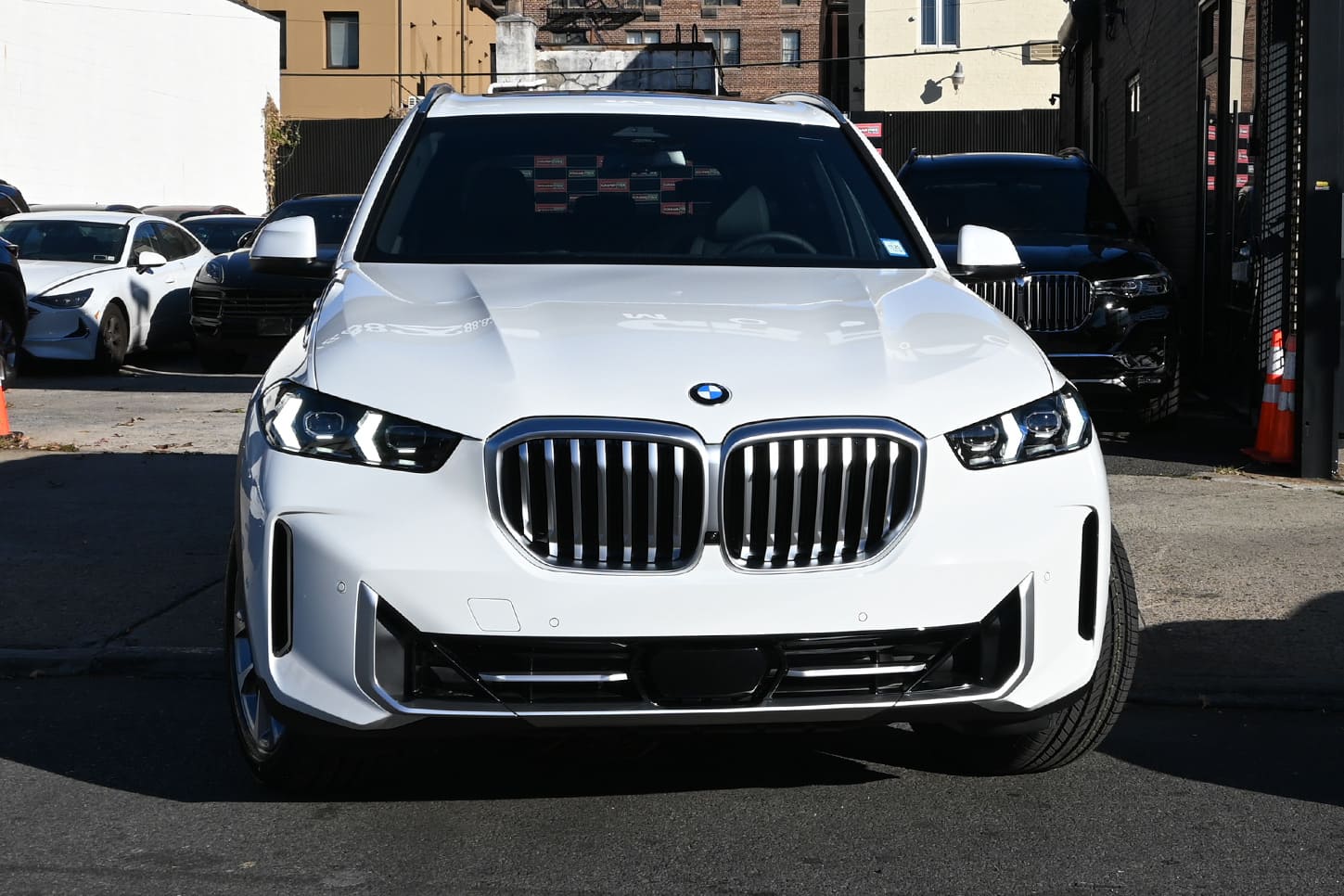 Front view of the 2026 BMW X5 luxury SUV available for October lease in New York
