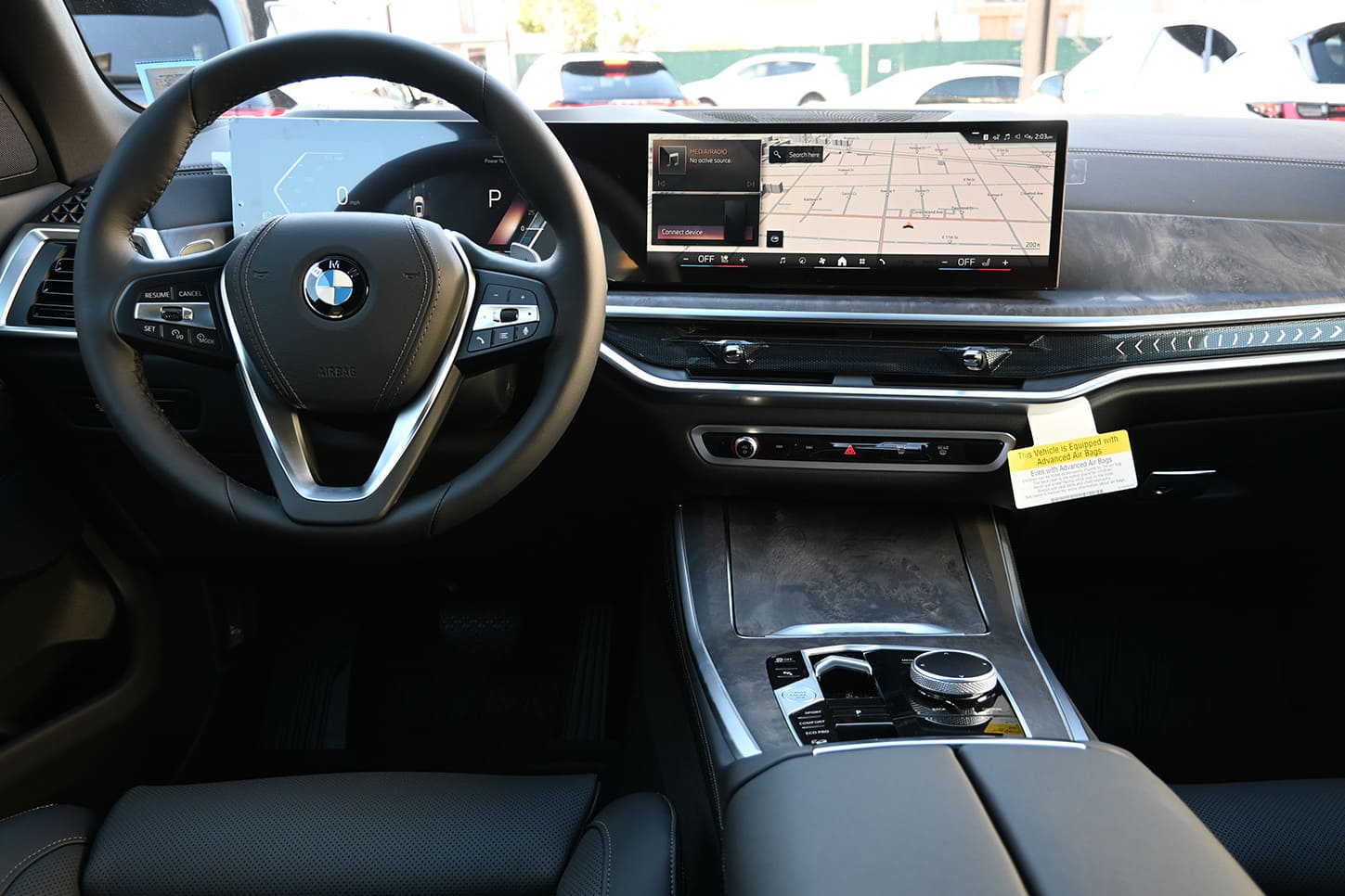 Luxurious interior of the 2026 BMW X5 showcasing premium leather seats and modern dashboard